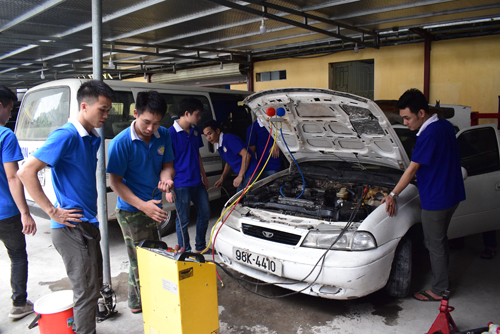 học sửa điện lạnh ô tô