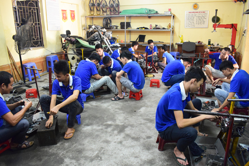 học sửa xe máy ngắn hạn