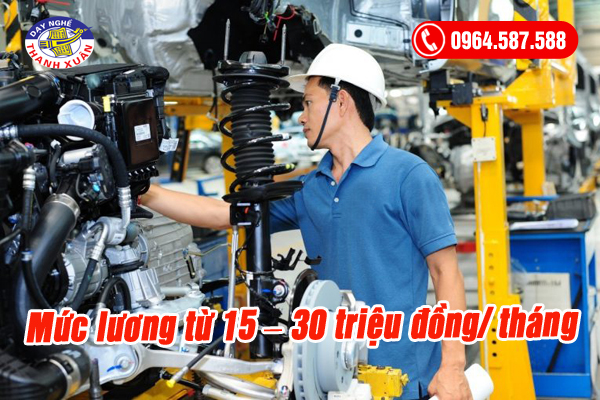 mức lương từ 15- 30 triệu đồng