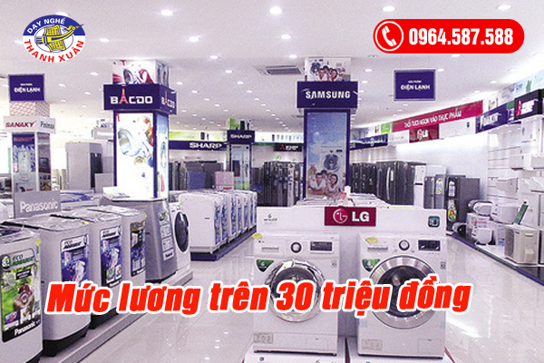 mức lương trên 30 triệu đồng