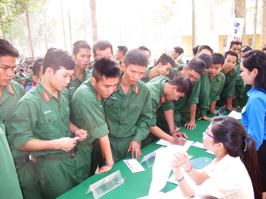 bộ đội xuất ngũ học nghề tại dạy nghề thanh xuân
